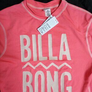 NWT Dri-Fit Billabong Spell Out T-Shirt Neon Pink